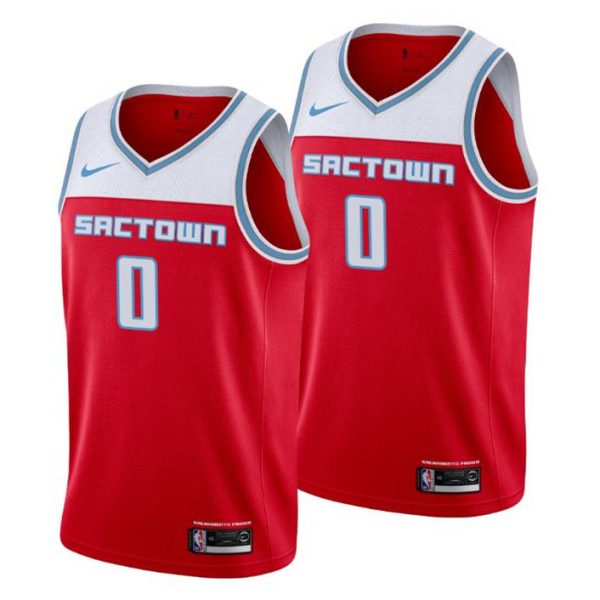 2019-20 Sacramento Kings Trikot City Edition #0 Tyrese Haliburton Rot