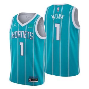 2020-21 #1 Malik Monk Charlotte Hornets Trikot Teal Icon Edition