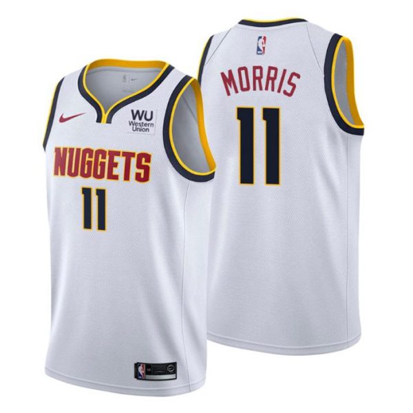 2020-21 #11 Monte Morris Denver Nuggets Trikot Weiß Association Edition