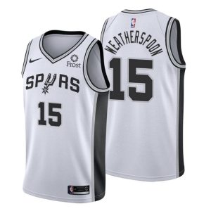 2020-21 #15 Quinndary Weatherspoon San Antonio Spurs Trikot Weiß Association Edition