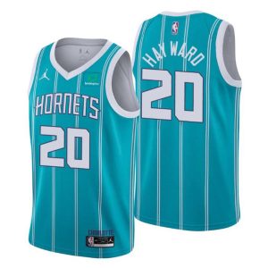 2020-21 #20 Gordon Hayward Charlotte Hornets Trikot Teal Icon Edition