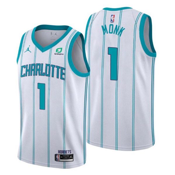 2020-21 Charlotte Hornets Trikot #1 Malik Monk Weiß Statement Edition