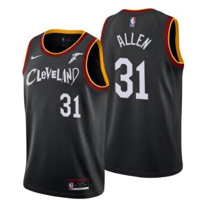 2020-21 Cleveland Cavaliers Trikot #31 Jarrett Allen Schwarz City Edition