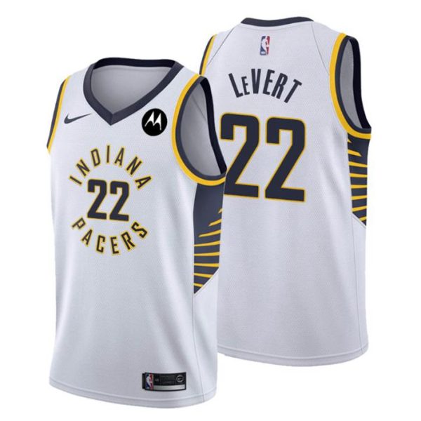 2020-21 Indiana Pacers Trikot #22 Caris LeVert Weiß Association Edition