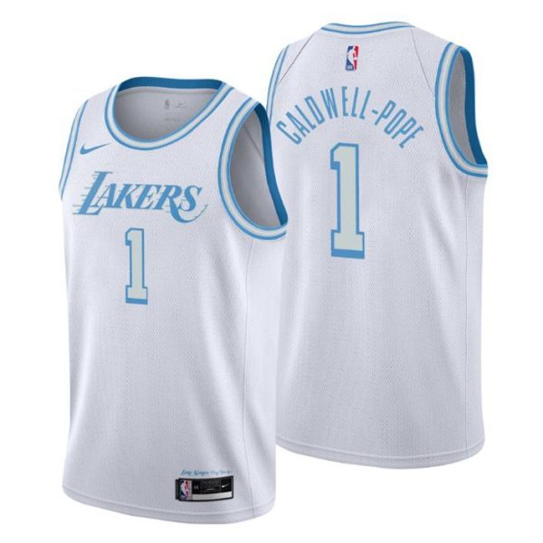 2020-21 Los Angeles Lakers Trikot Swingman Kentavious Caldwell-Pope No. 1 City Edition Weiß