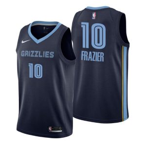 2020-21 Memphis Grizzlies Trikot Icon Edition #10 Tim Frazier Navy