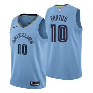 2020-21 Memphis Grizzlies Trikot Statement Edition #10 Tim Frazier Blau