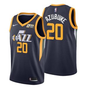 2020-21 Utah Jazz Trikot #20 Udoka Azubuike Schwarz Icon Edition