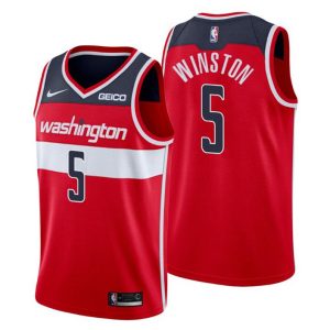 2020-21 Washington Wizards Trikot #5 Cassius Winston Rot Icon Edition