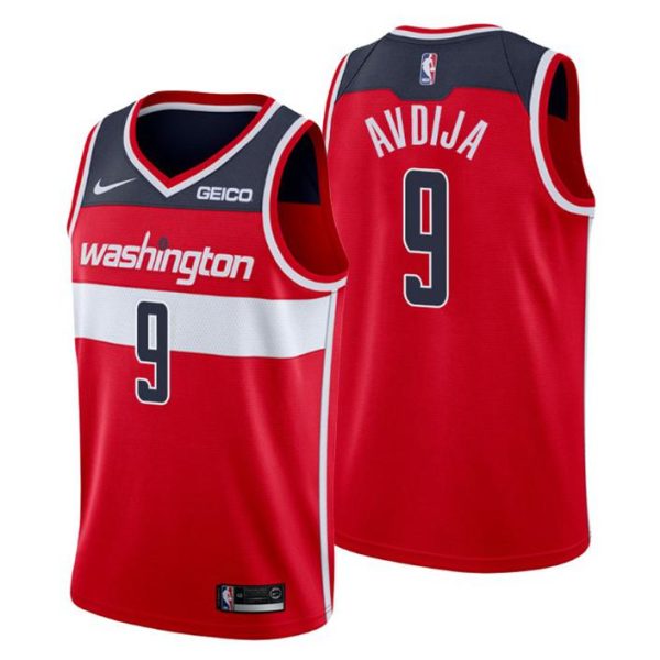 2020-21 Washington Wizards Trikot #9 Deni Avdija Rot Icon Edition