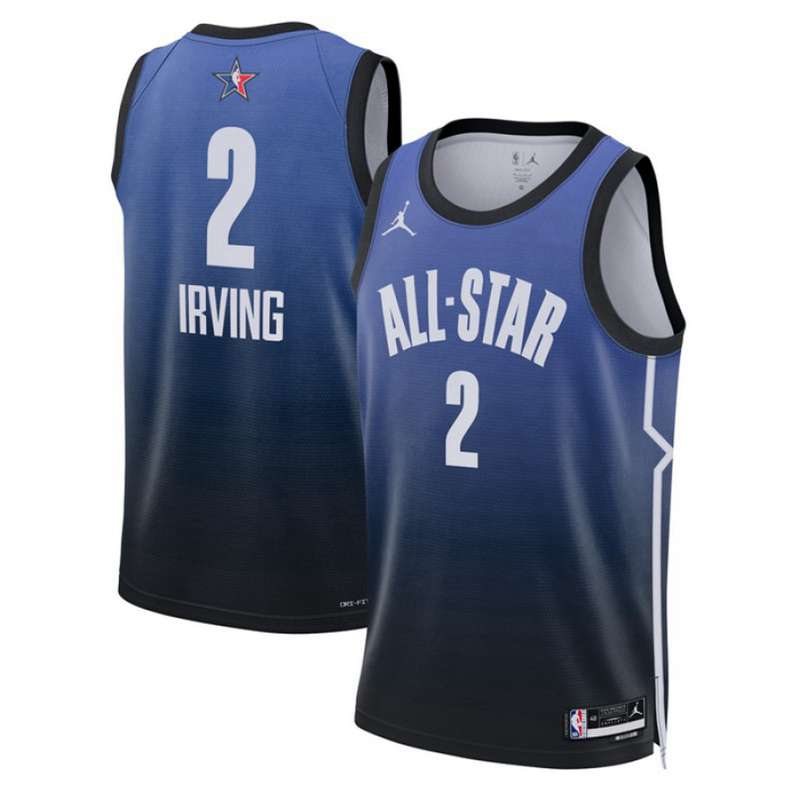 All-Star Trikot 2023 Team 1 Kyrie Irving 2 Nike Blau Swingman – Herren