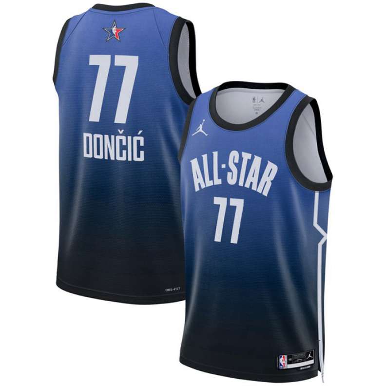 All-Star Trikot 2023 Team 1 Luka Doncic 77 Nike Blau Swingman – Herren