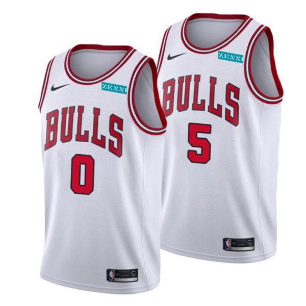 Association Edition #5 Al-Farouq Aminu Swingman Weiß Chicago Bulls Trikot