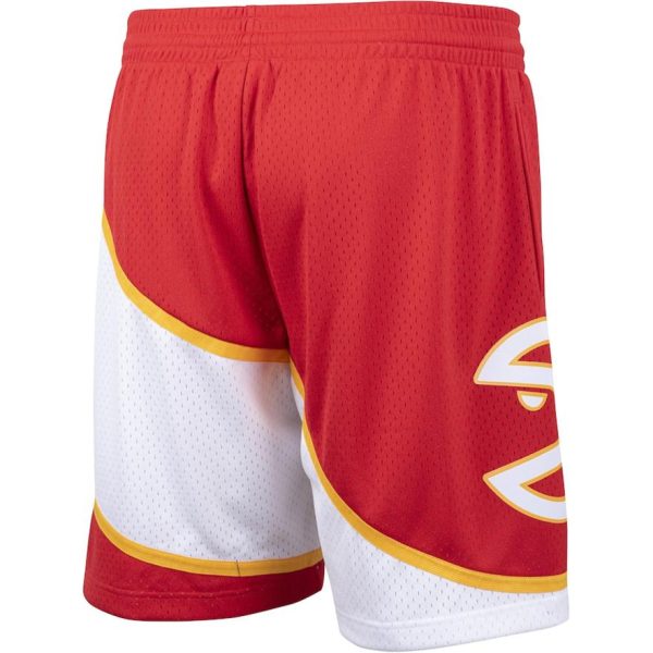 Atlanta Hawks Mitchell & Ness Hardwood Classics Swingman Shorts – Rot