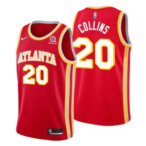 Atlanta Hawks Trikot #20 John Collins 2020-21 Rot Icon Edition – Herren