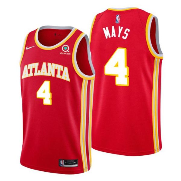 Atlanta Hawks Trikot #4 Skylar Mays 2020-21 Rot Icon Edition – Herren