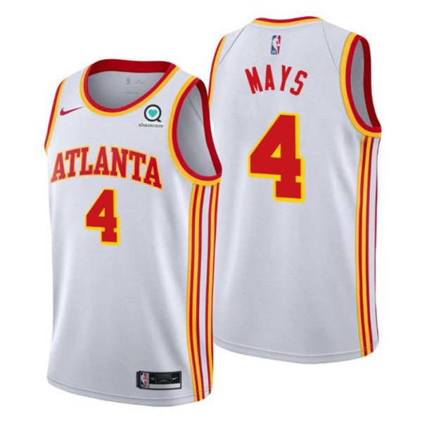 Atlanta Hawks Trikot #4 Skylar Mays 2020-21 Weiß Association Edition – Herren