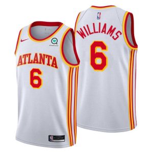 Atlanta Hawks Trikot Association Edition #6 Lou Williams Weiß – Herren