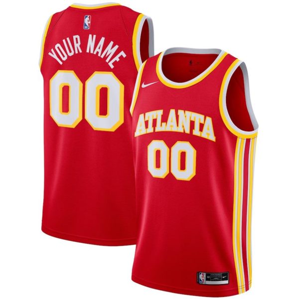 Atlanta Hawks Trikot Nike Icon Swingman – Benutzerdefinierte – Kinder