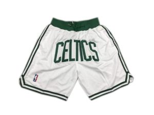 Boston Celtics Shorts Basketball Weiß