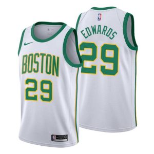 Boston Celtics Trikot Carsen Edwards #29 City Weiß Swingman 2019-2020 – Herren