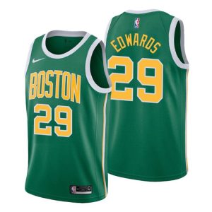 Boston Celtics Trikot Carsen Edwards #29 Earned Grün Swingman 2019-2020 – Herren