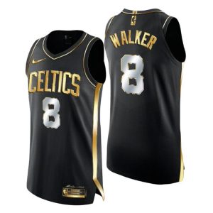 Boston Celtics Trikot Kemba Walker Golden Edition Schwarz – Kinder