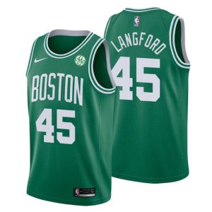 Boston Celtics Trikot Romeo Langford #45 Icon Grün Swingman 2019-2020 – Herren