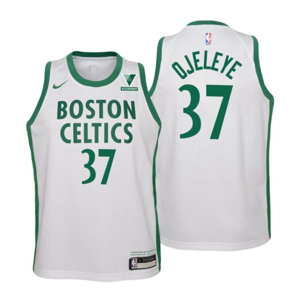 Boston Celtics Trikot Semi Ojeleye No.37 City Weiß 2020-21 Kinder