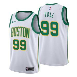 Boston Celtics Trikot Tacko Fall #99 City Weiß Swingman 2019-2020 – Herren