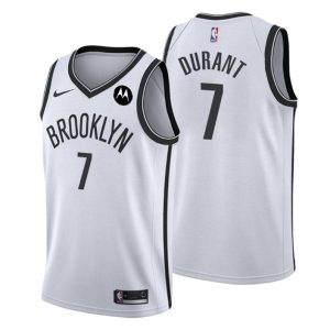 Brooklyn Nets Trikot #7 Kevin Durant Swingman Weiß Association Edition 2021