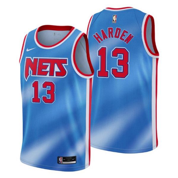 Brooklyn Nets Trikot Hardwood Classics #13 James Harden Blau Kinder