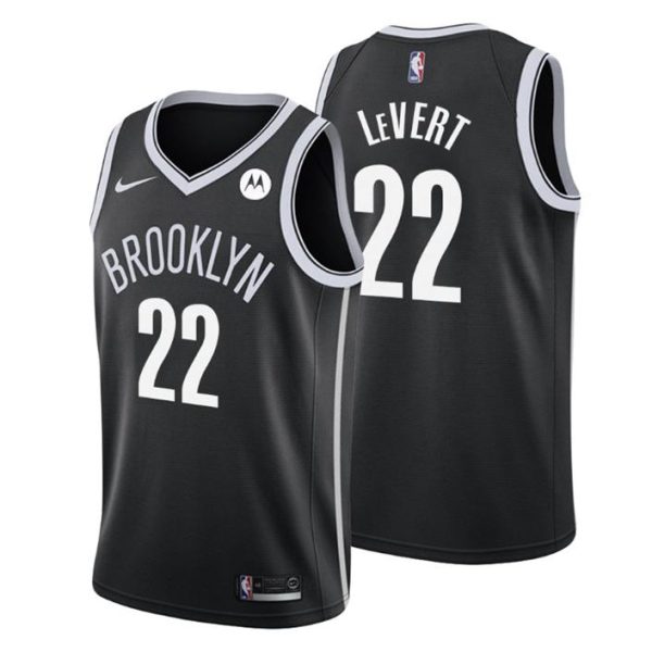 Brooklyn Nets Trikot Icon Edition #22 Caris LeVert Schwarz