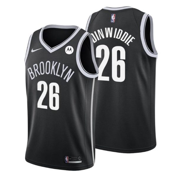 Brooklyn Nets Trikot Icon Edition #26 Spencer Dinwiddie Schwarz