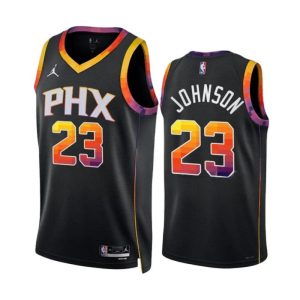 Cameron Johnson 23 Phoenix Suns Trikot Jordan Statement Edition 2022-23 Schwarz Version Swingman Herren