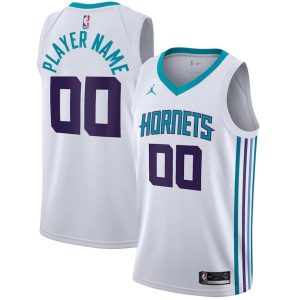 Charlotte Hornets Trikot Jordan Association Swingman 2018 – Benutzerdefinierte – Kinder