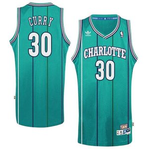 Charlotte Hornets Trikot Stephen Curry’s Dad #30 Dell Curry Hardwood Classics