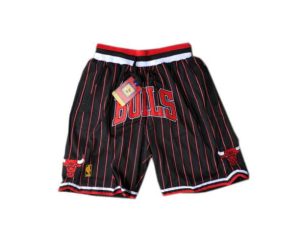 Chicago Bulls Basketball Schwarz Strip Just Don Shorts