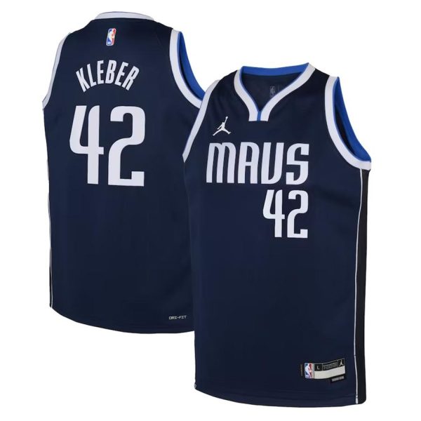 Dallas Mavericks Trikot Jordan Statement Edition Swingman 22 – Navy – Maximillian Kleber – Kinder