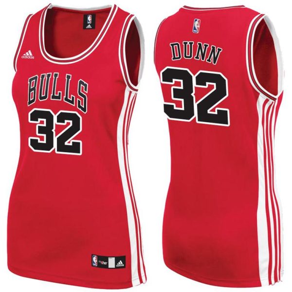 Damen Chicago Bulls Trikot #32 Kris Dunn Rot Swingman