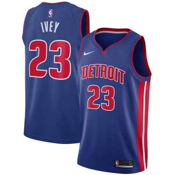 Detroit Pistons Trikot Nike Icon Edition Swingman – Blau – Jaden Ivey – Kinder