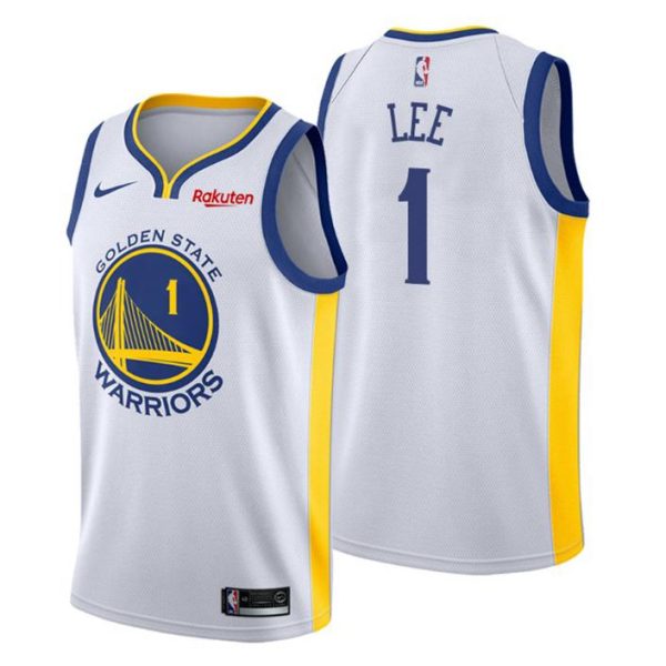 Golden State Warriors Trikot #1 Damion Lee Weiß Association Edition 2020-21