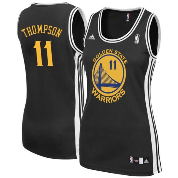 Golden State Warriors Trikot #11 Klay Thompson Damen Schwarz