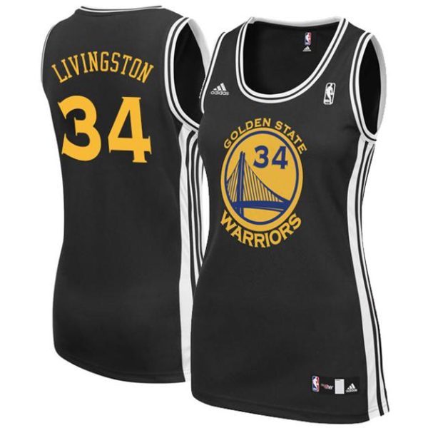 Golden State Warriors Trikot #34 Shaun Livingston Damen Schwarz