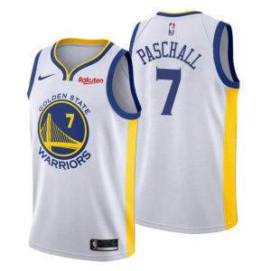 Golden State Warriors Trikot #7 Eric Paschall Weiß Association Edition 2020-21