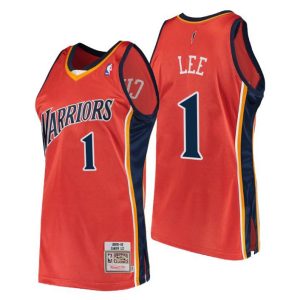 Golden State Warriors Trikot Herren Damion Lee Hardwood Classics #1 Orange