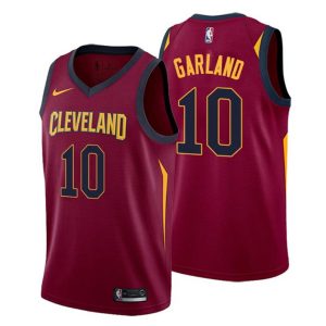 Herren 2019-20 Cleveland Cavaliers Trikot #10 Darius Garland Icon Maroon Swingman