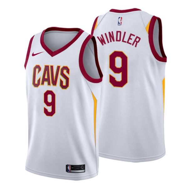 Herren 2019-20 Cleveland Cavaliers Trikot #9 Dylan Windler Association Weiß Swingman