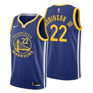 Herren 2019-20 Golden State Warriors Trikot #22 Glenn Robinson III Icon Royal Swingman