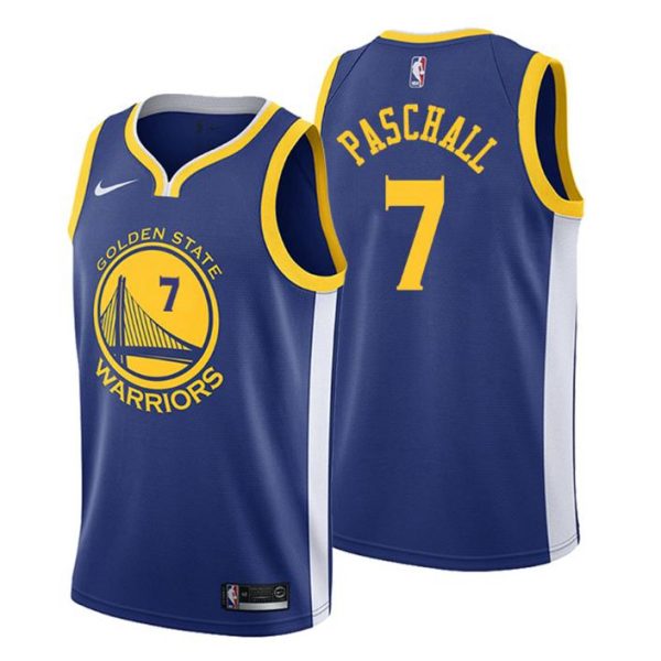 Herren 2019-20 Golden State Warriors Trikot #7 Eric Paschall Icon Royal Swingman